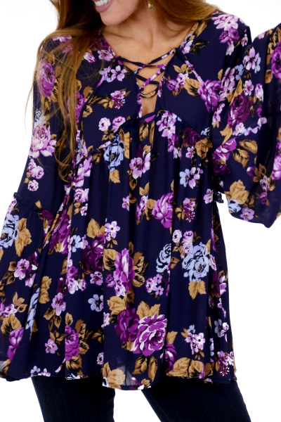 Lenna Top, Purple