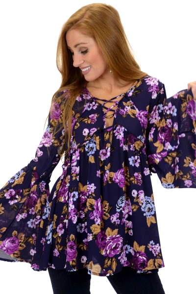 Lenna Top, Purple