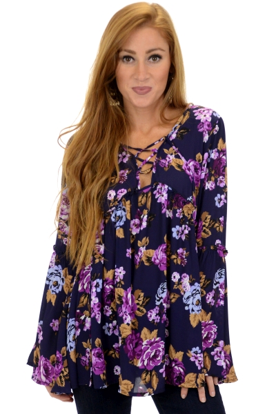 Lenna Top, Purple