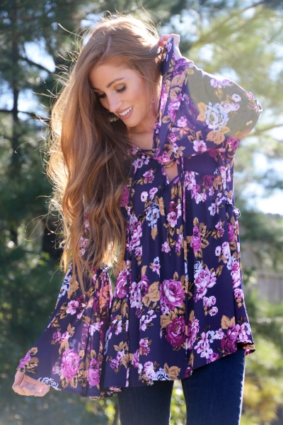 Lenna Top, Purple