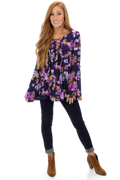 Lenna Top, Purple