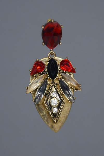 Red-dy to Dance Earring
