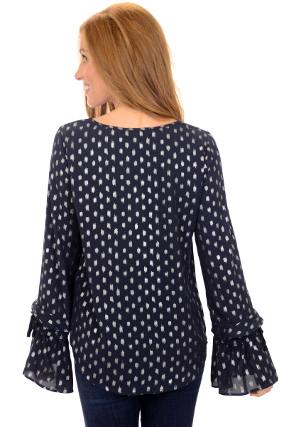 Silver Speckled Blouse