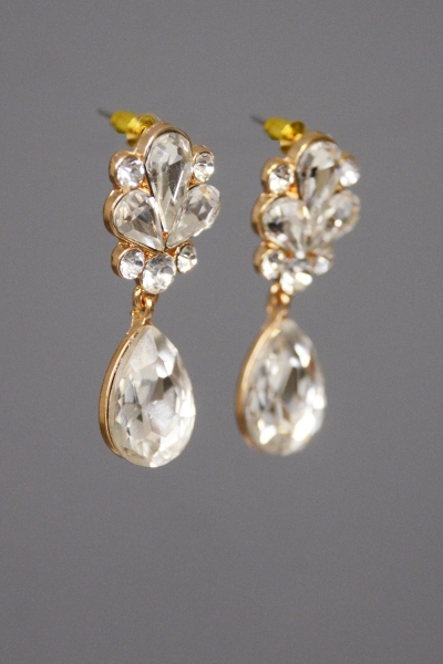 Holly Earring, Gold