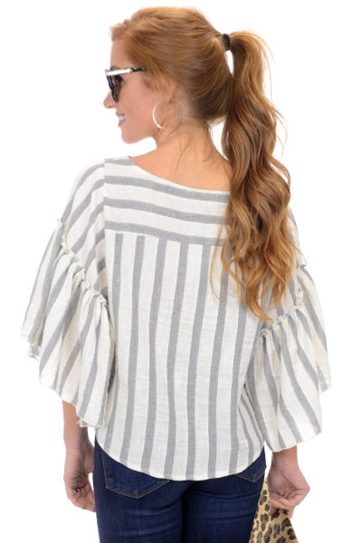 Striped Spell Top