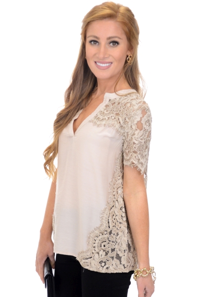 French Lace Top