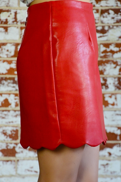 Siren Leather Skirt