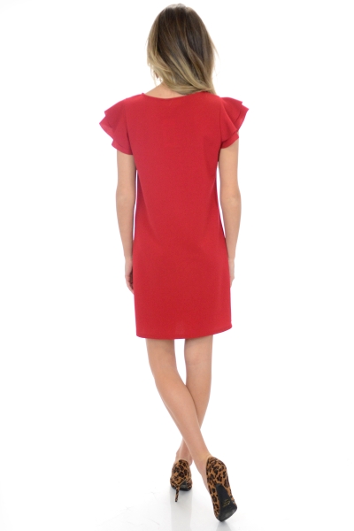 Spring Sonnet Dress, Red
