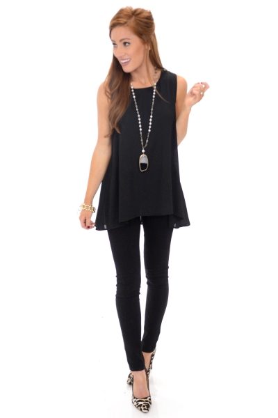 Solid Swing Tank, Black