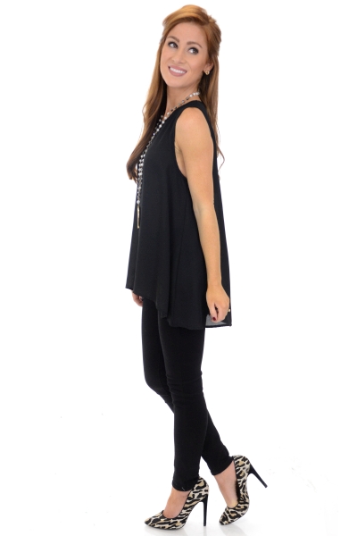 Solid Swing Tank, Black