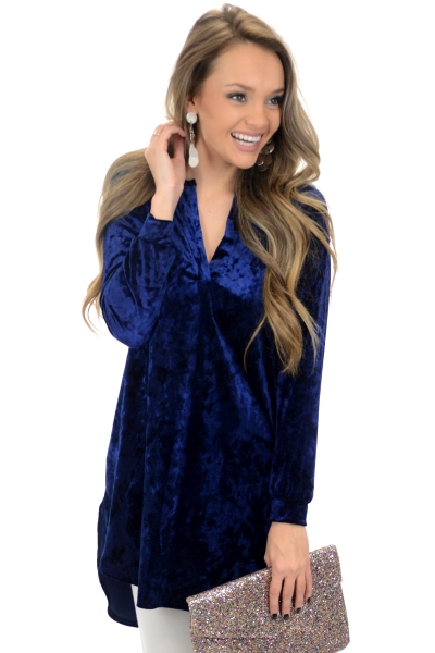 Party Starter Tunic, Navy