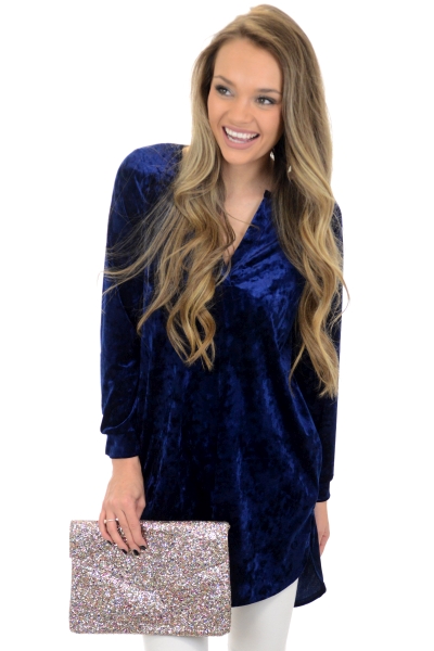 Party Starter Tunic, Navy