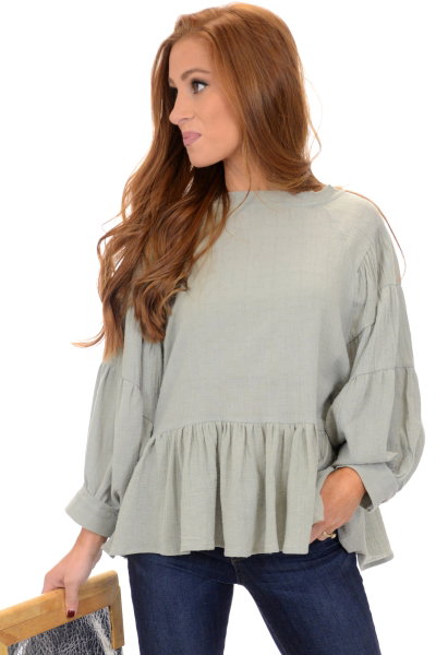 Abigail Top in Bright White main image 1