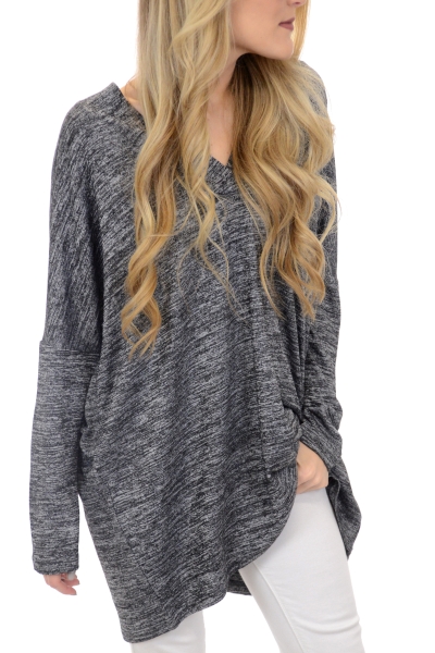 After Party Tunic, Dark Grey