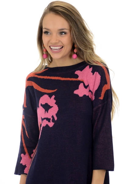 Floral Sweater Dress