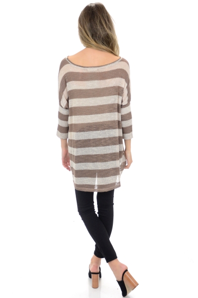 Cozy in Love Tunic, Brown