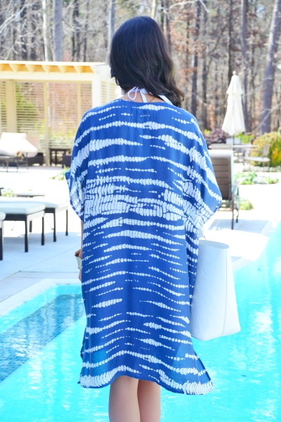 Tally Tie Dye Cover-Up, Blue