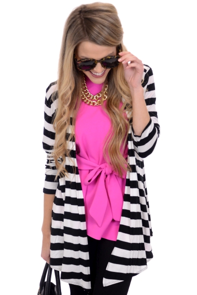 Luxe Belted Top, Pink