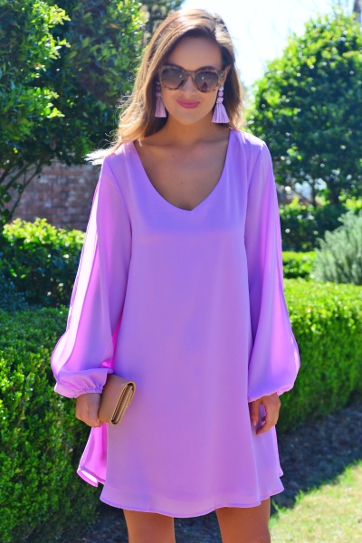 Lavender and In Love Dress