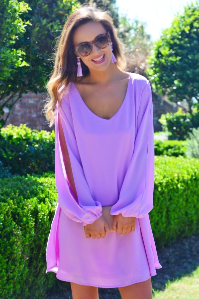 Lavender and In Love Dress