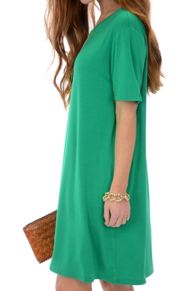 Jess Bamboo Dress, Green