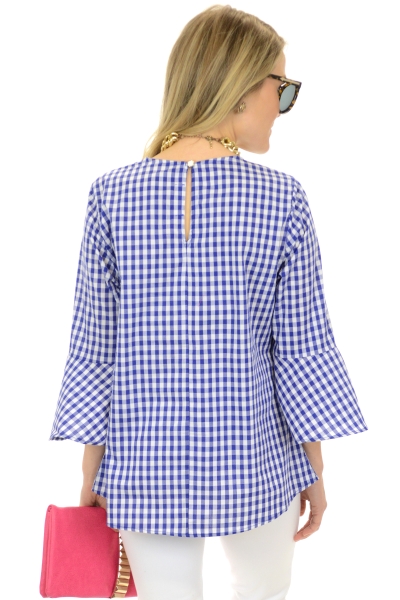 Picnic Day Top, Blue