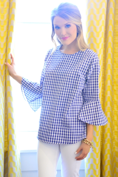 Picnic Day Top, Blue