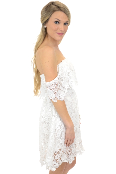 RSVP Dress, White