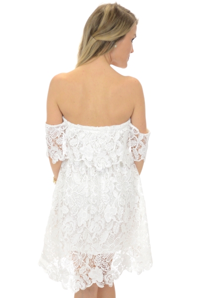 RSVP Dress, White