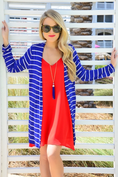 Be Bold Slip Dress, Red