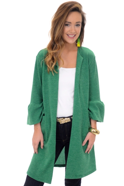 Gianna Sweater Jacket, Green