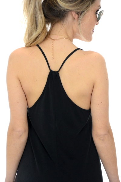Modal Slip Dress, Black