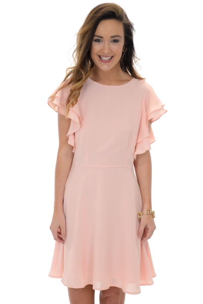 Slade Dress, Peach