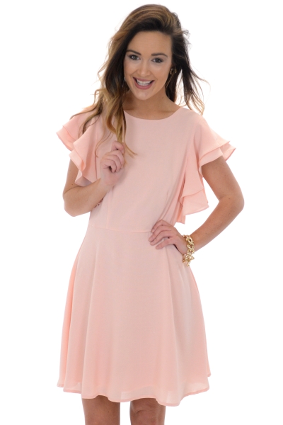 Slade Dress, Peach