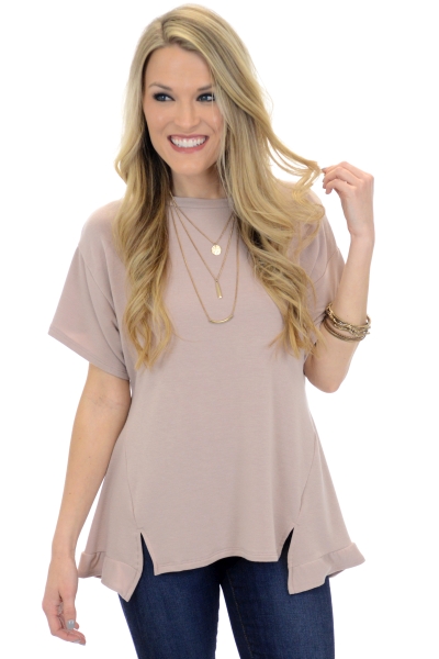 Flounce About Tee, Blush