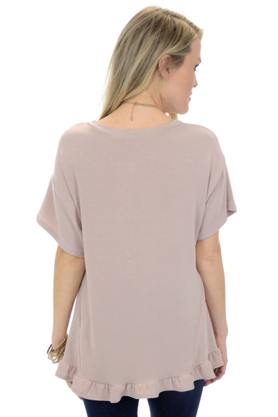 Flounce About Tee, Blush