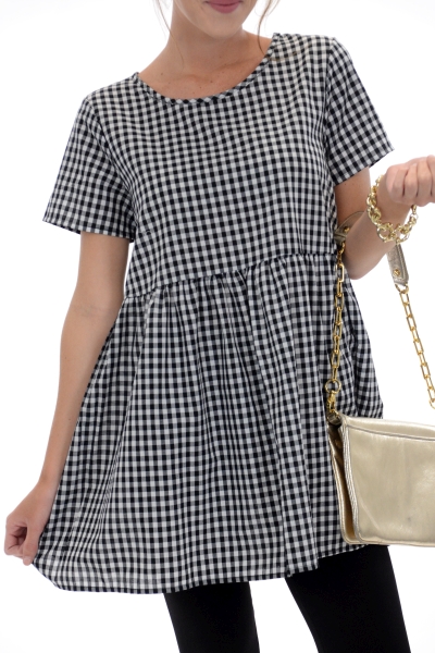 Polly Gingham Tunic
