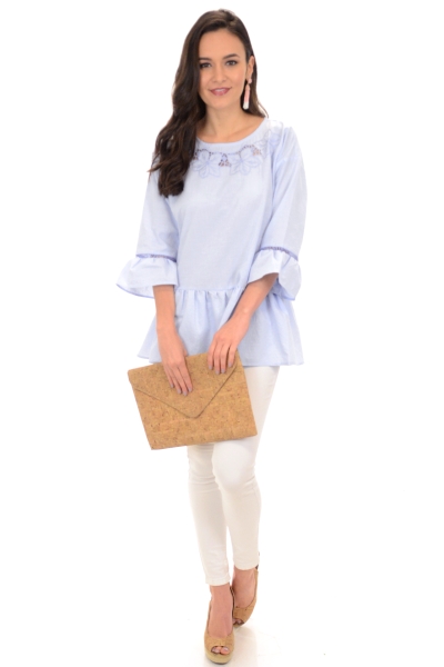 Blue Belle Embroidered Tunic