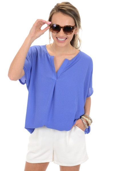 Finders Keepers Blouse, Blue