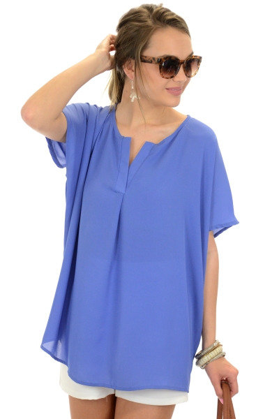 Finders Keepers Blouse, Blue