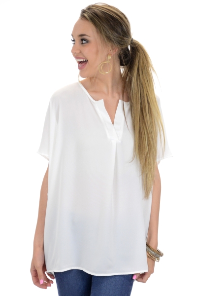 Finders Keepers Blouse, Ivory