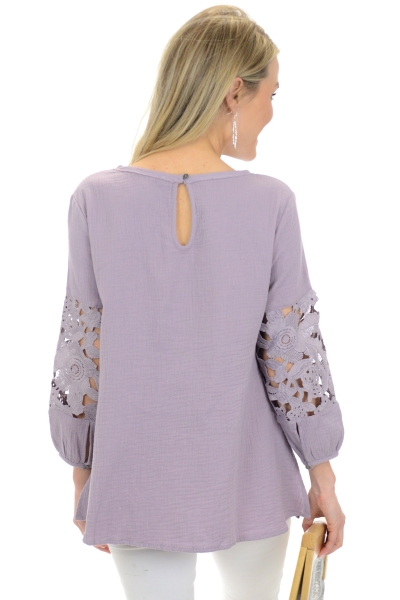 Lavender and Lace Top