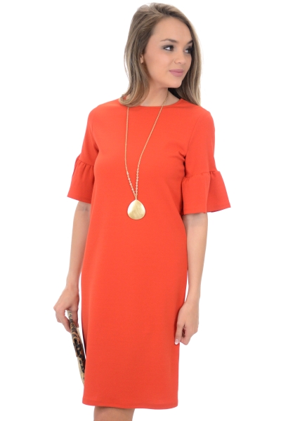 Mary Anne Dress, Coral