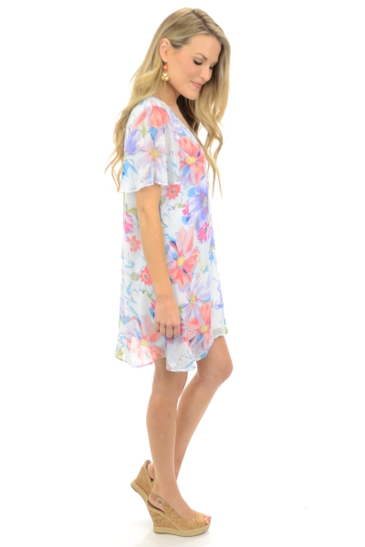 Fly With Me Frock, Floral Print