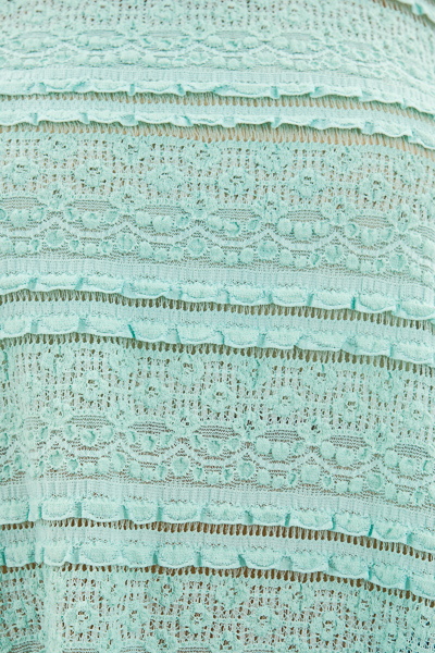 Stretchy Crochet Top, Mint