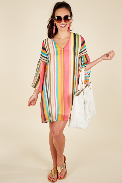 Tropic Stripes Dress