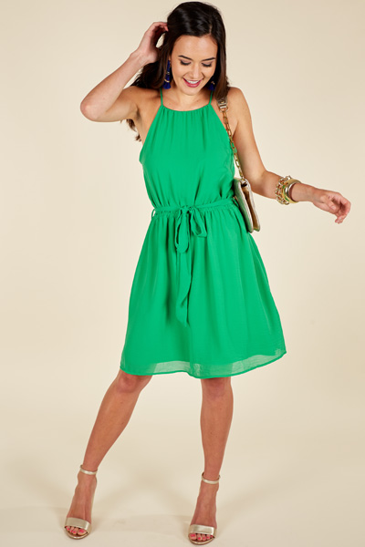 All Afternoon Dress, Green
