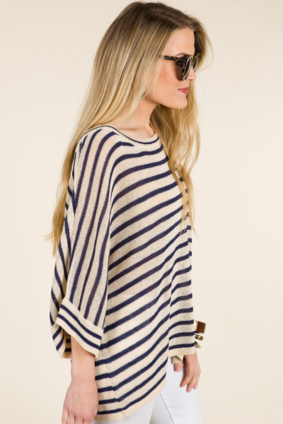 Relaxed Stripe Sweater