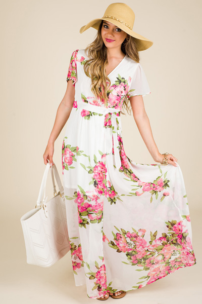 Glam Garden Maxi, Ivory