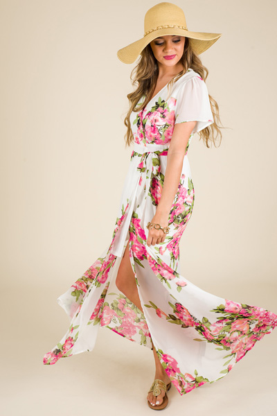 Glam Garden Maxi, Ivory